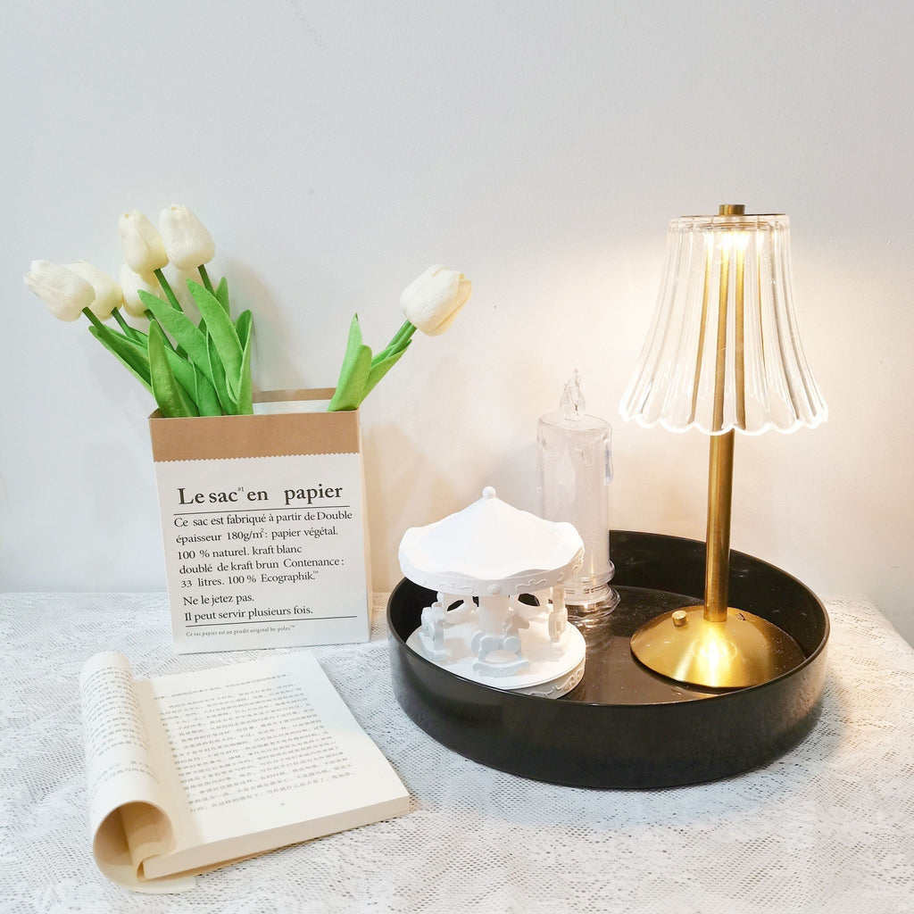 Mosrugs | RadiantGold – Elegant Portable Table Lamp