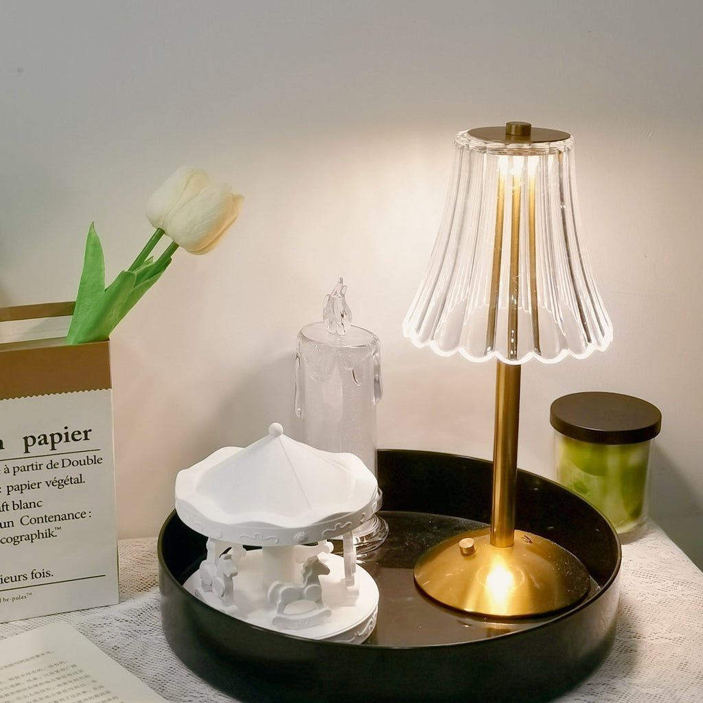 Mosrugs | RadiantGold – Elegant Portable Table Lamp