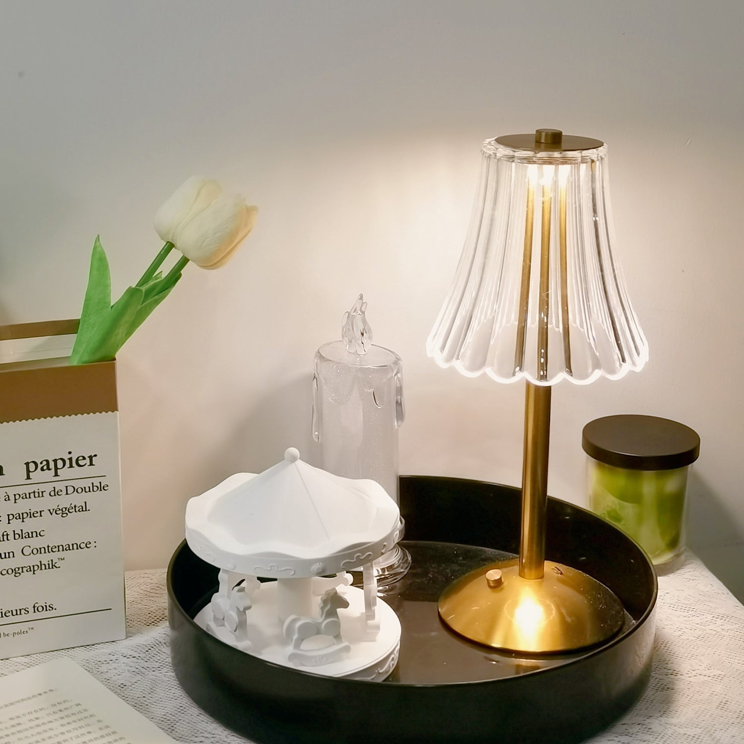 Mosrugs | RadiantGold – Elegant Portable Table Lamp