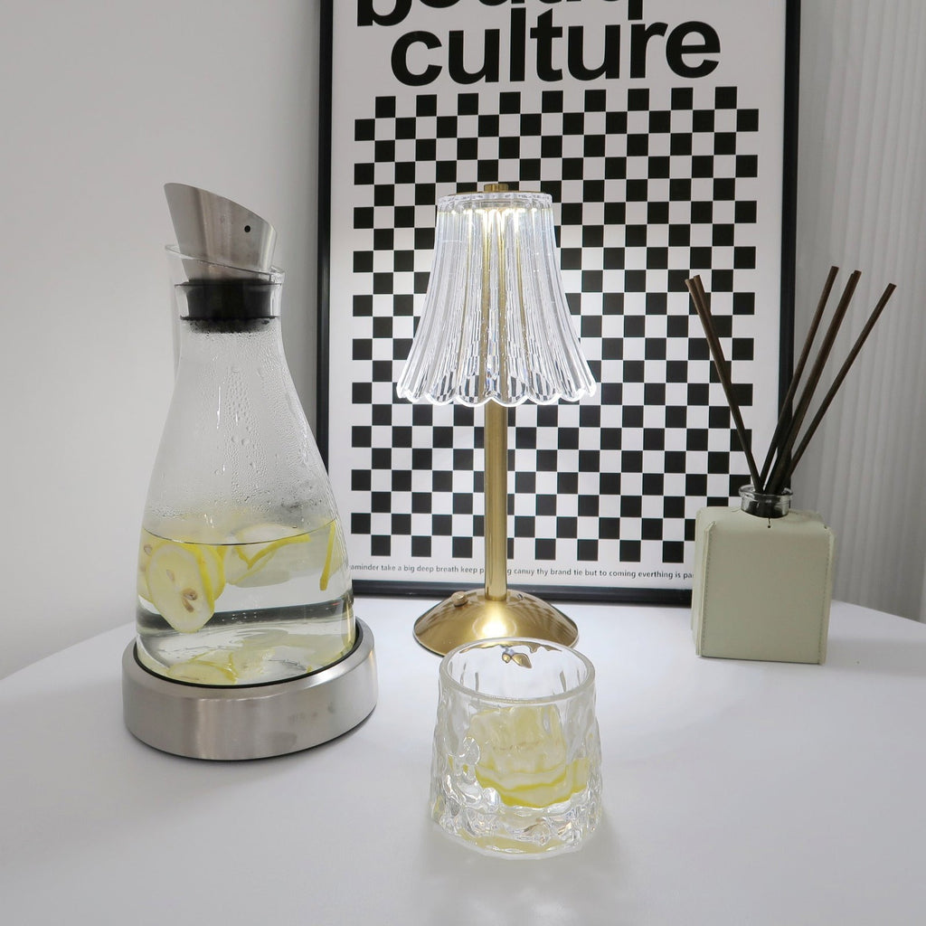 Mosrugs | RadiantGold – Elegant Portable Table Lamp