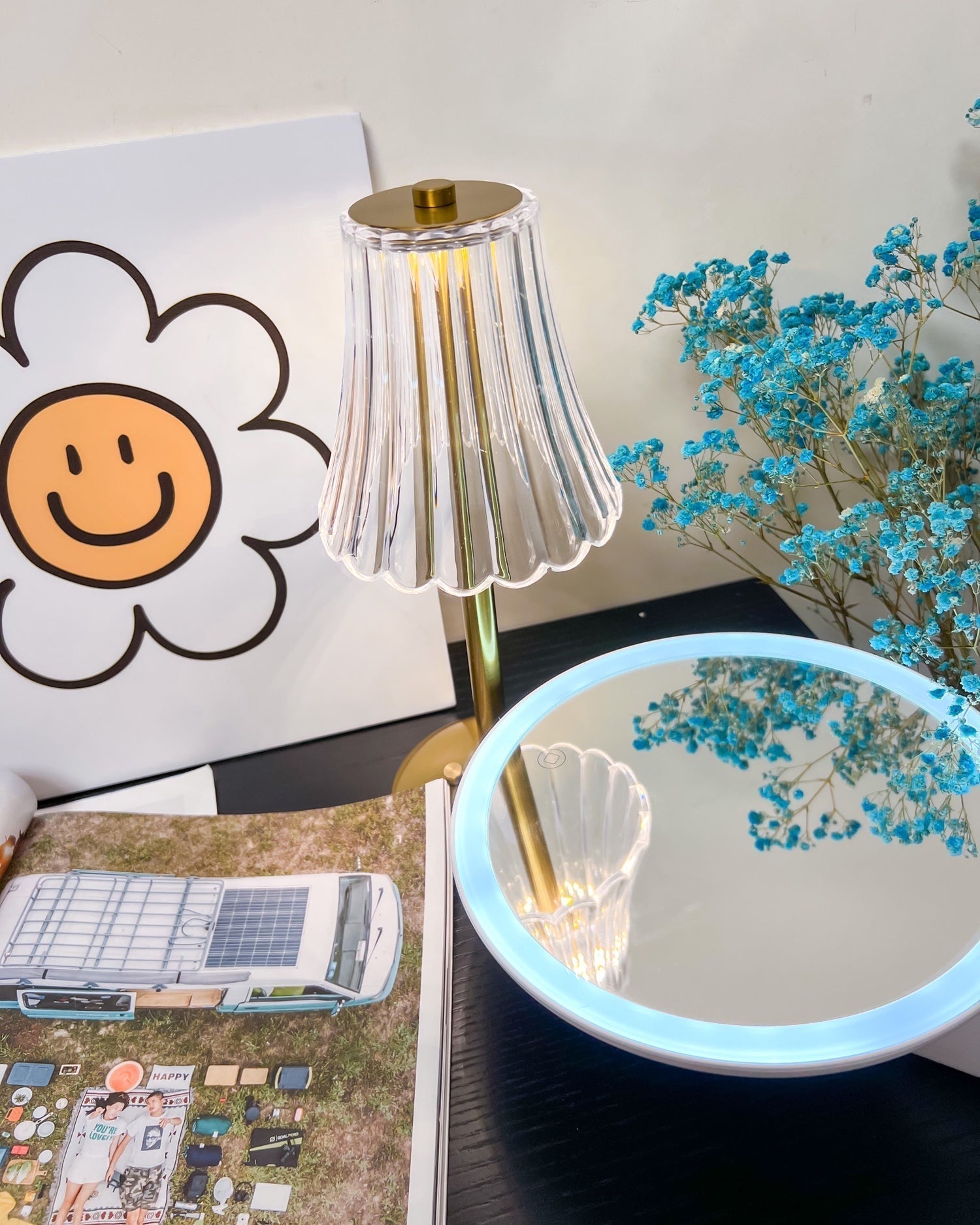 Mosrugs | RadiantGold – Elegant Portable Table Lamp