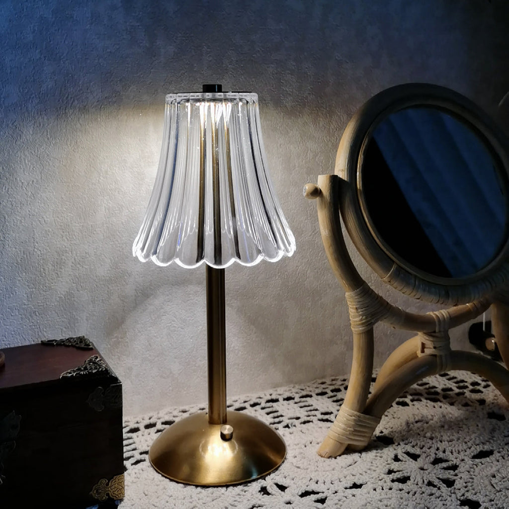 Mosrugs | RadiantGold – Elegant Portable Table Lamp