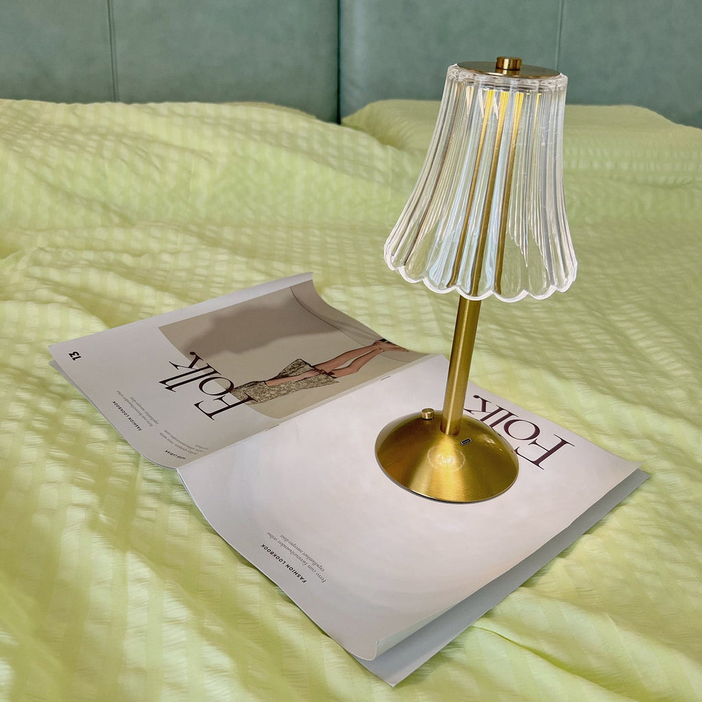 Mosrugs | RadiantGold – Elegant Portable Table Lamp