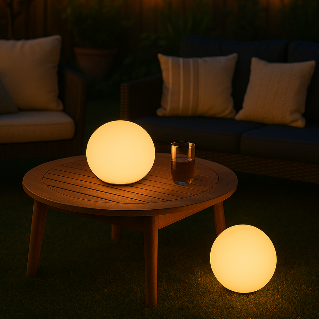 Mosrugs | GlowOrb – Wireless LED Colour-Changing Table Lamp with Remote & USB Rechargeable