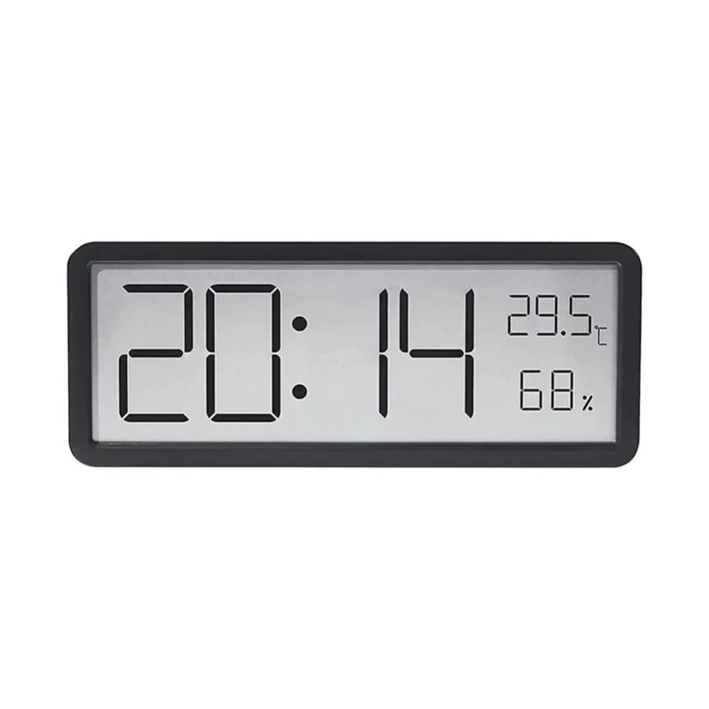 Mosrugs | GlowTime – Digital LED Wall Clock with Temperature & Humidity Display