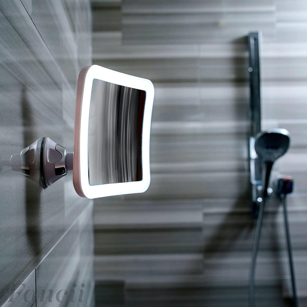 Mosrugs | GlowView 10X Lighted Magnifying Mirror with LED & Suction Mount – Portable Makeup Mirror