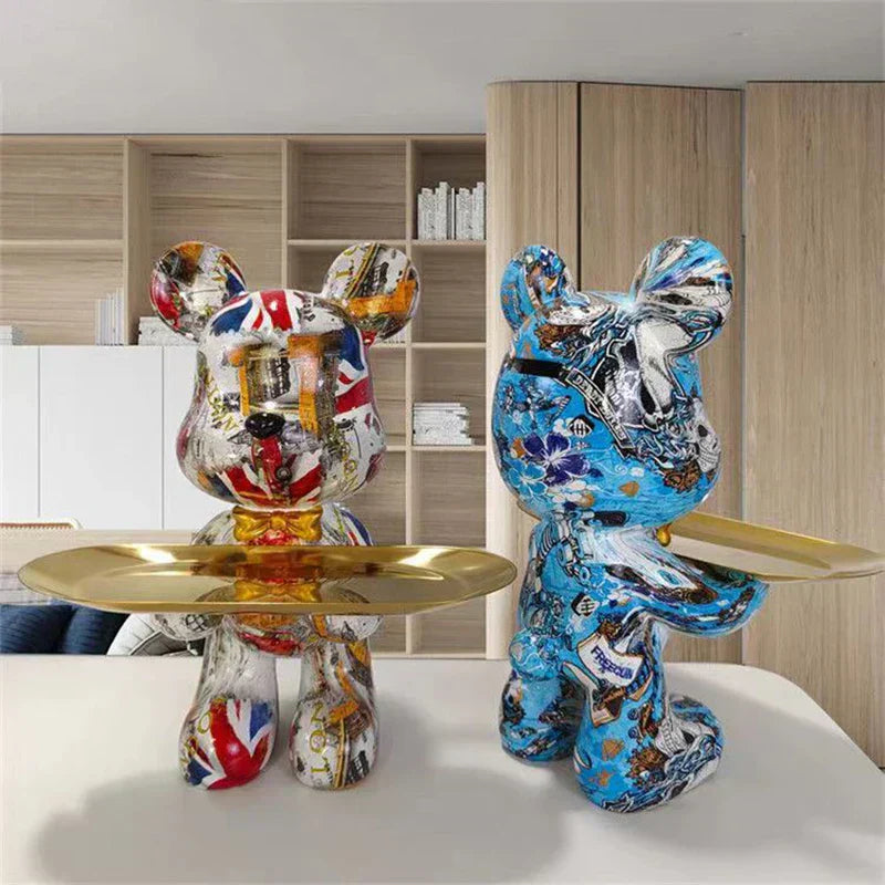 Mosrugs | PawTag - Graffiti Bear Statue