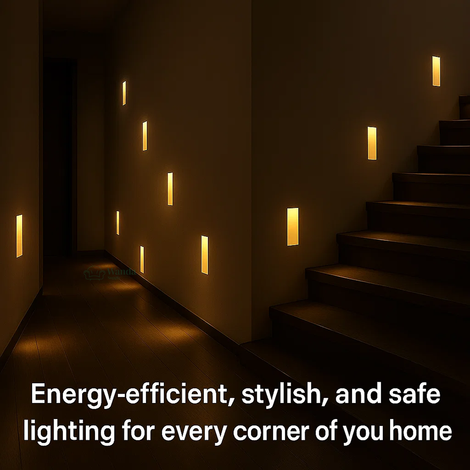 Mosrugs | LED Recessed Wall Sconces | Motion Sensor. Energy-Efficient & Ideal for Hallways. Living Rooms. and Bedrooms