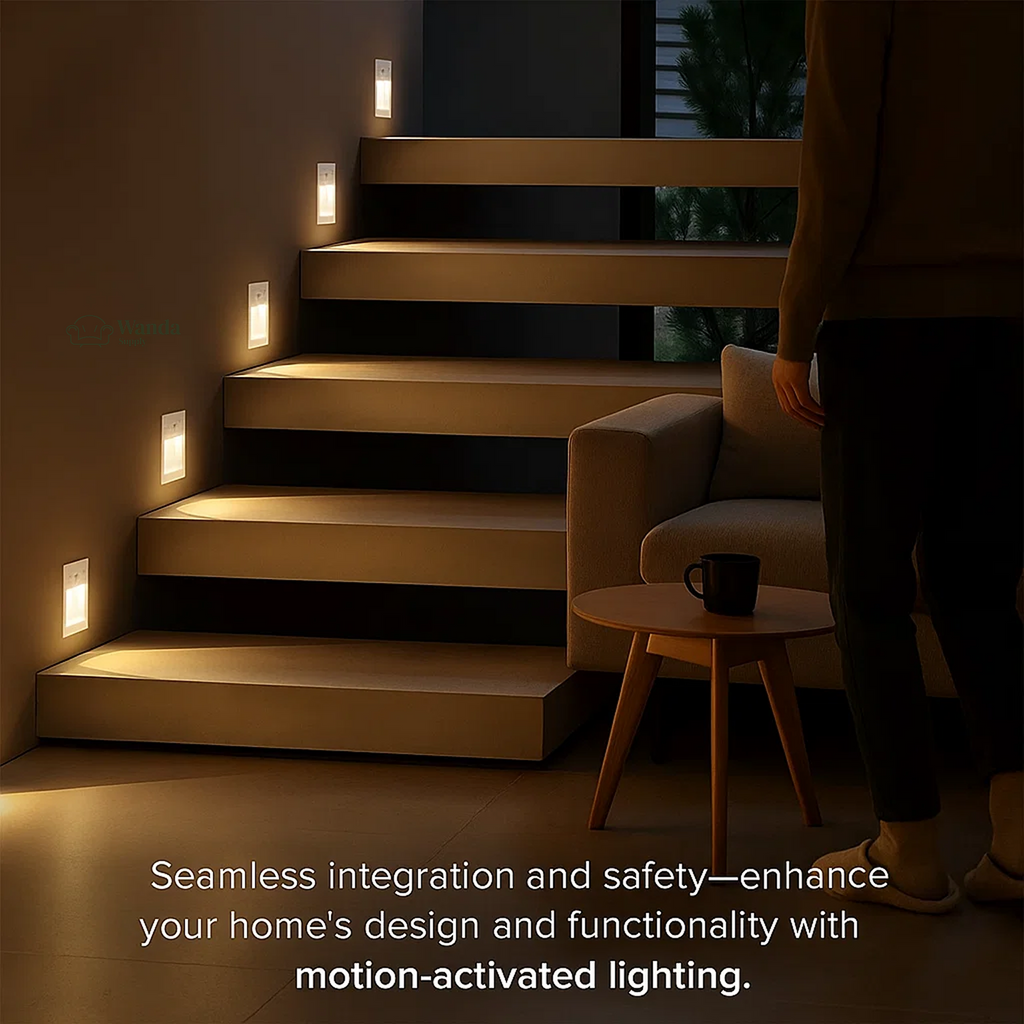 Mosrugs | LED Recessed Wall Sconces | Motion Sensor. Energy-Efficient & Ideal for Hallways. Living Rooms. and Bedrooms