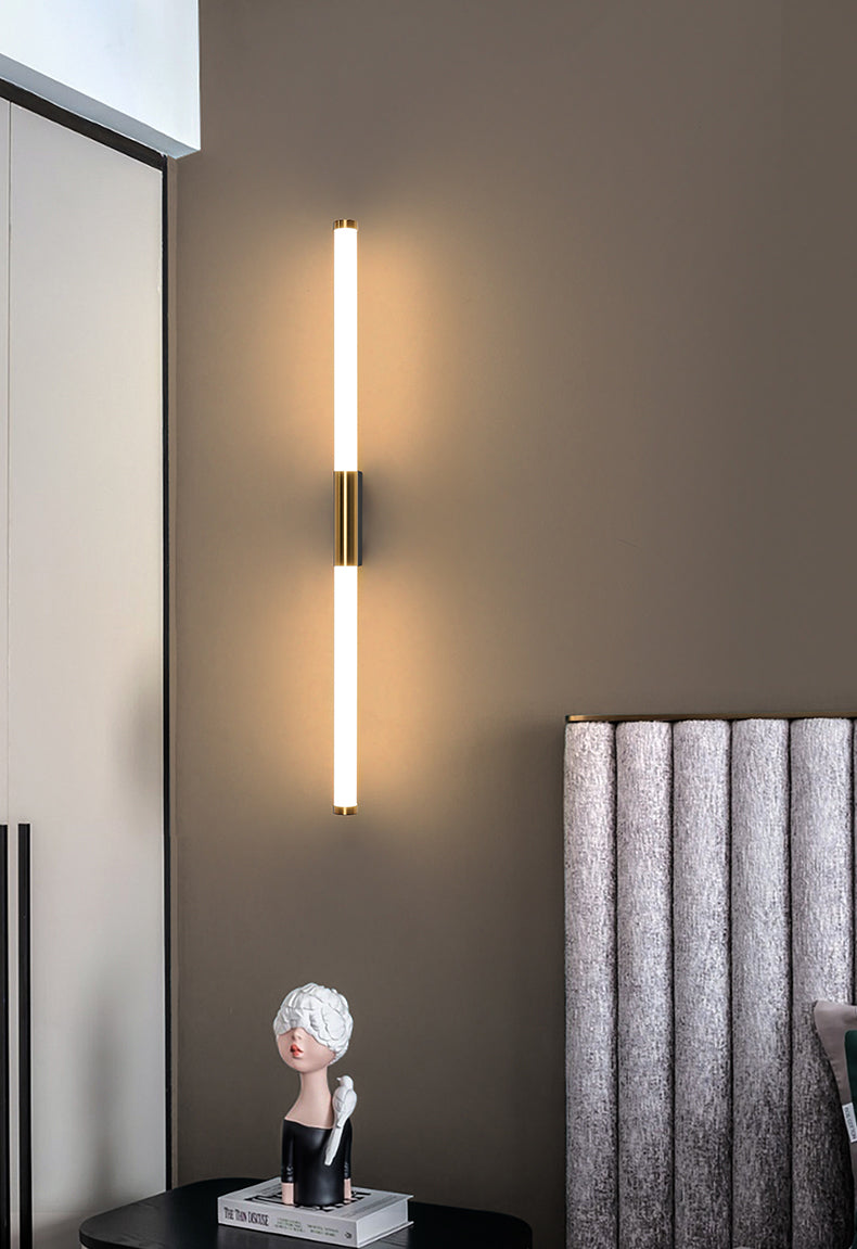 Mosrugs | BarGleam – Minimalist Gold Wall Lamp with a Modern Twist