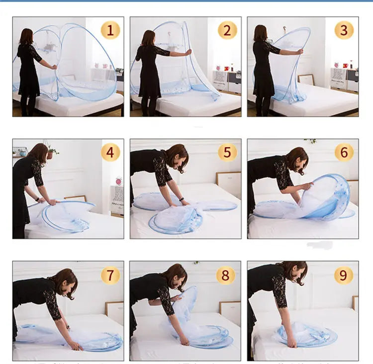 Mosrugs | Pop-Up Mosquito Net Tent for Two – Portable Insect-Proof Sleeping Tent