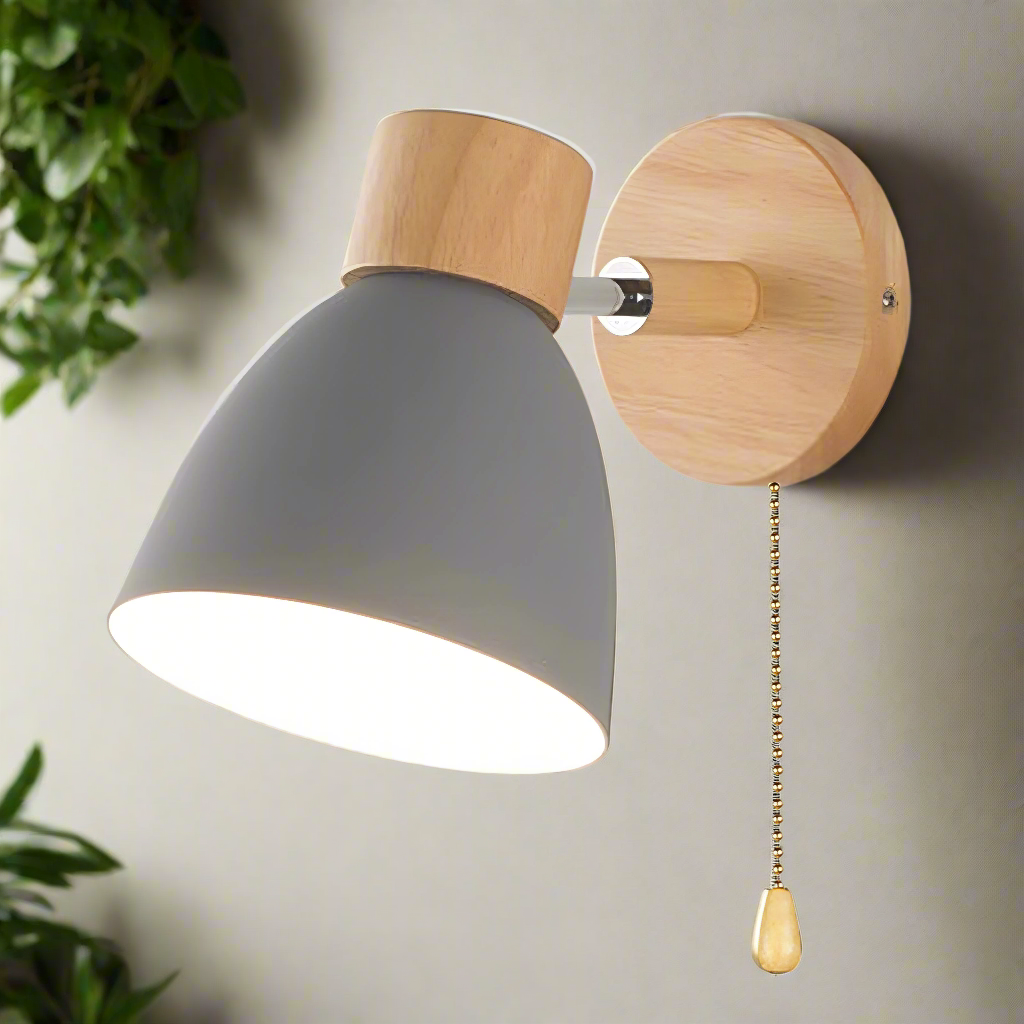 Mosrugs | Scandinavian Inspired Wall Light with Easy Pull Switch