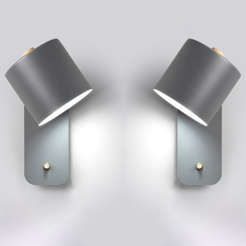 Mosrugs | Modern LED Wall Light with Switch – Indoor Wall Sconce for Home Decor