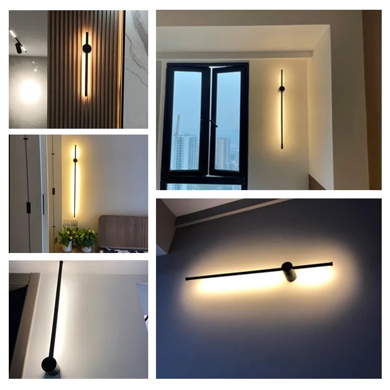 Mosrugs | NordicRod – Minimalist Wall Lamp with Plug for Chic Interiors