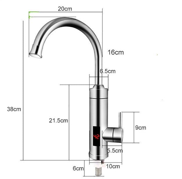 Mosrugs | Electric Kitchen Faucet – Instant Hot & Cold Water for Effortless Efficiency