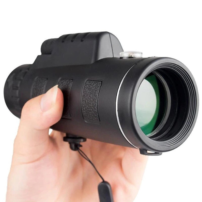 Mosrugs | Starscope HD Monocular – High-Powered Waterproof Telescope with Smartphone Holder & Tripod