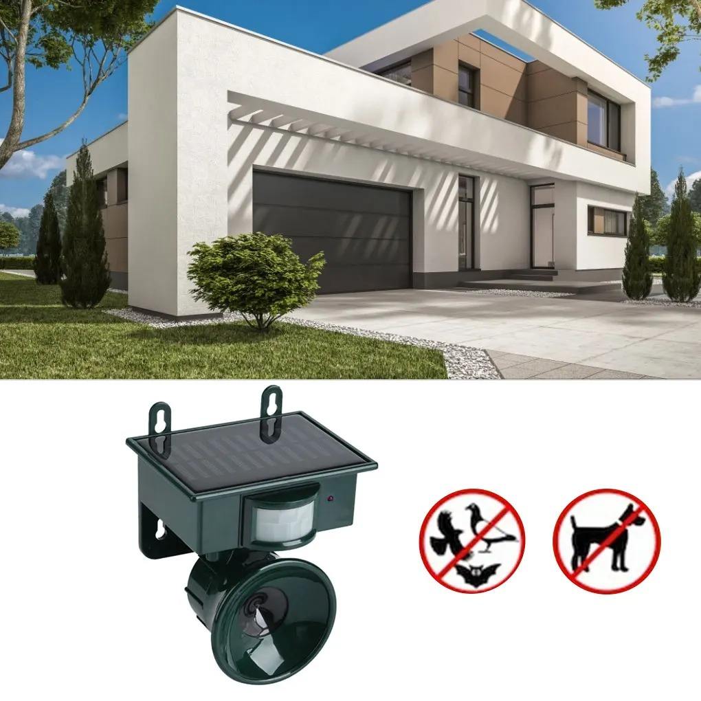 Mosrugs | TerraGuard – Weatherproof Solar Bird Repeller with PIR Motion Sensor & Natural Sound Deterrent