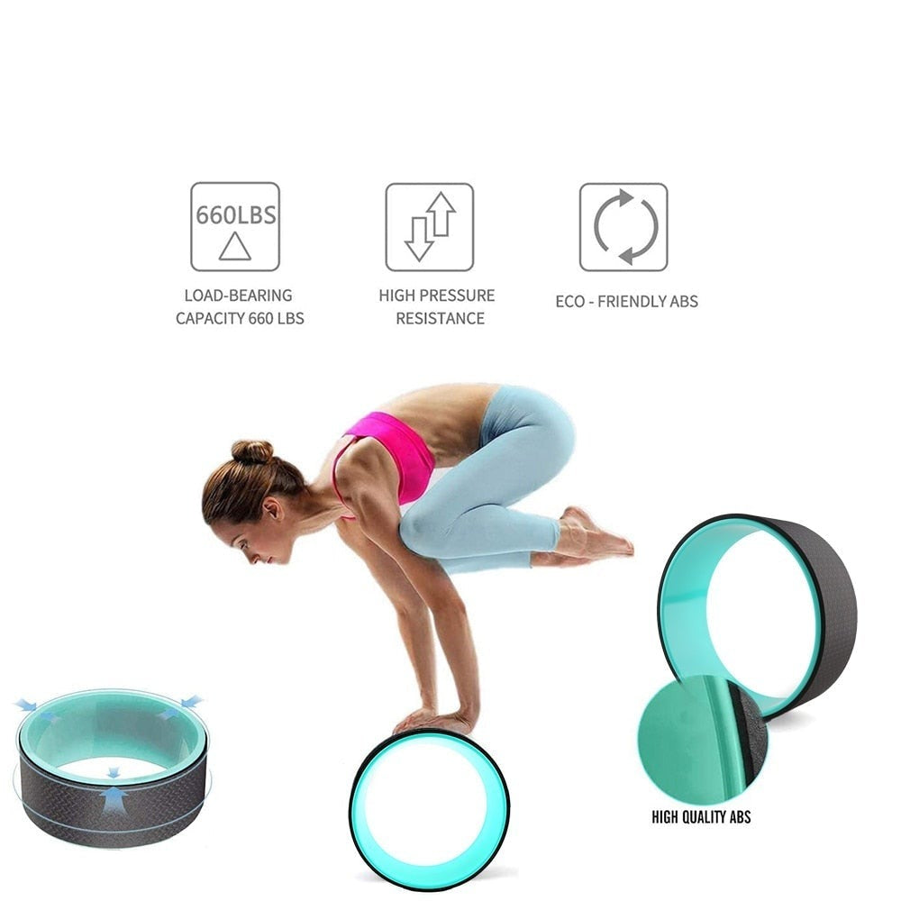 Mosrugs | Yoga Wheel – Ultimate Support for Flexibility, Strength & Back Pain Relief