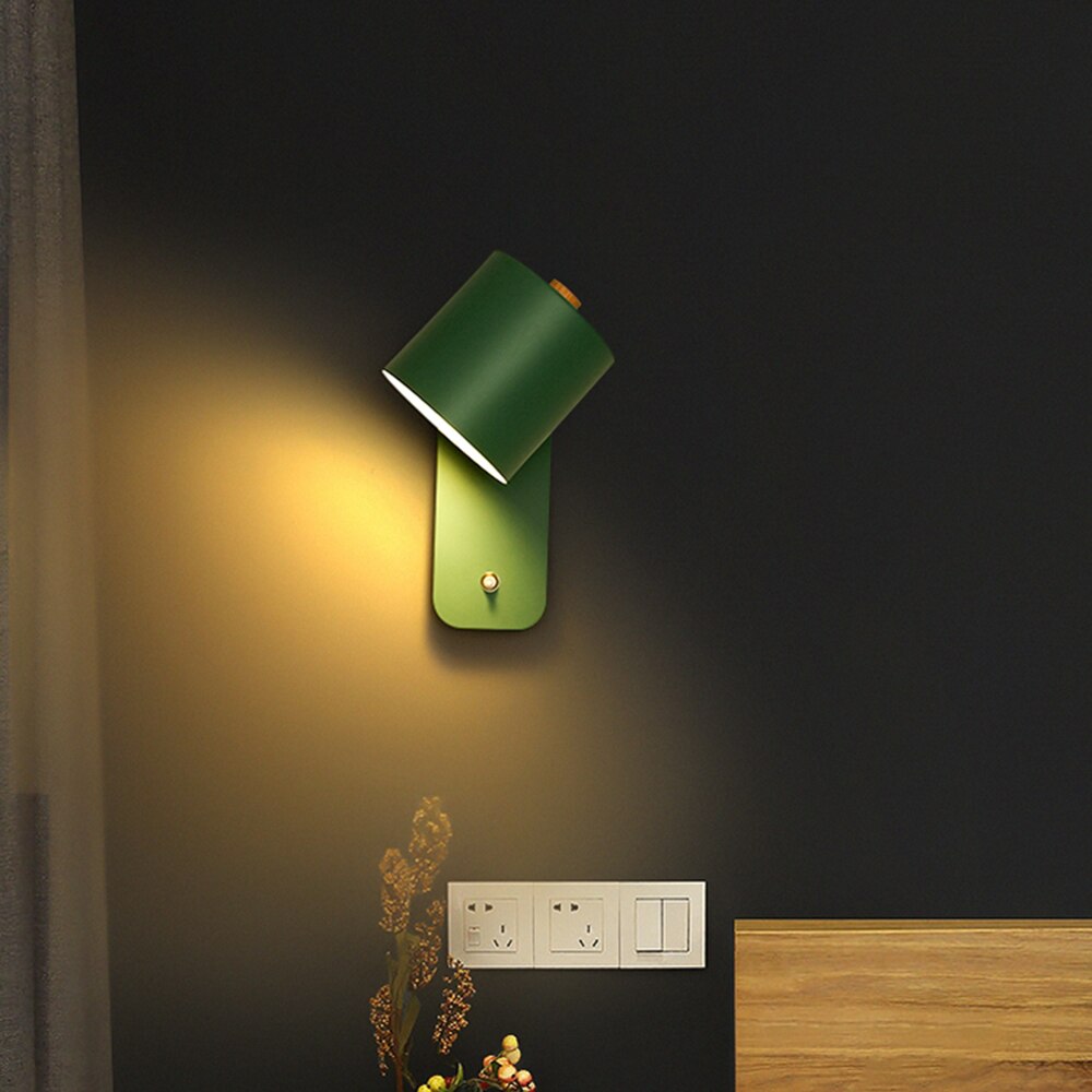 Mosrugs | Modern LED Wall Light with Switch – Indoor Wall Sconce for Home Decor