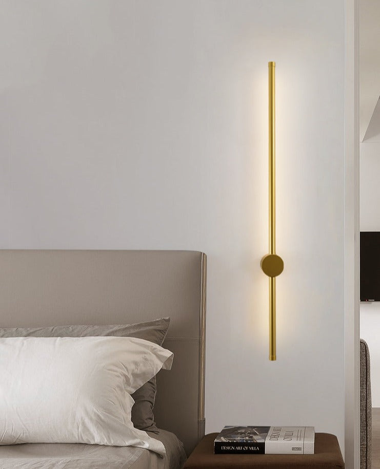 Mosrugs | NordicRod – Minimalist Wall Lamp with Plug for Chic Interiors