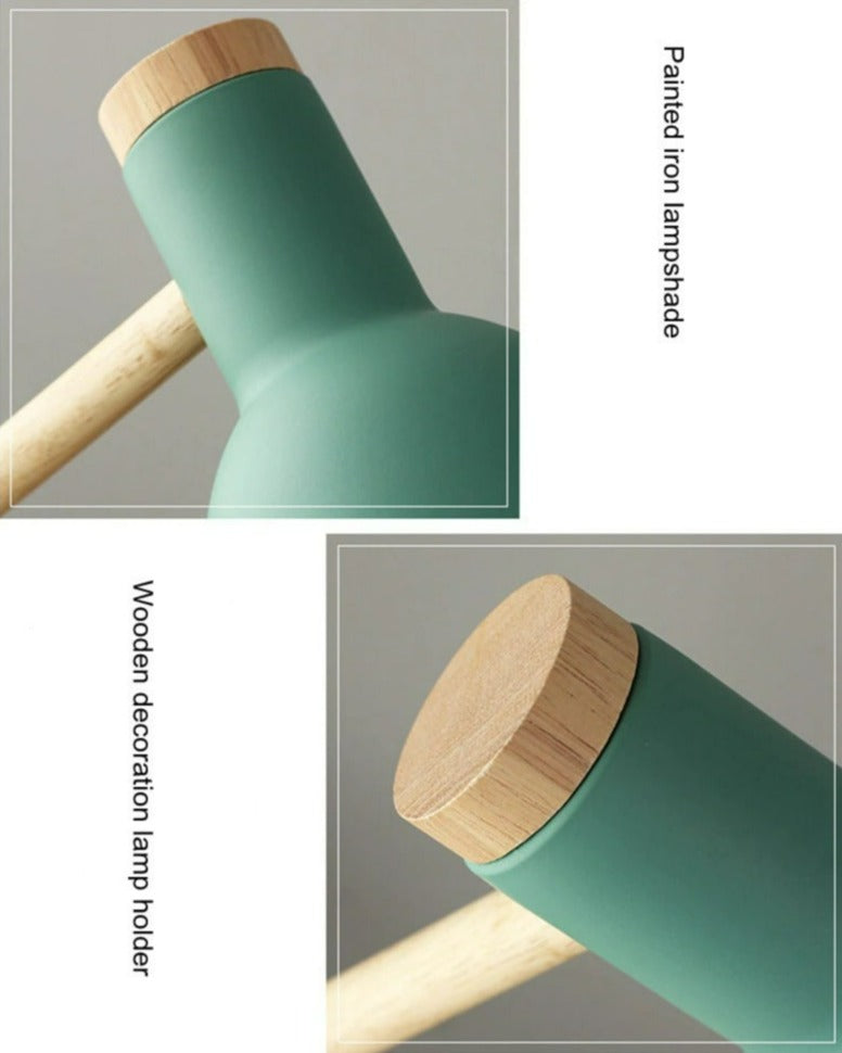 Mosrugs | NordicGlow | Scandinavian Wooden Desk Lamp