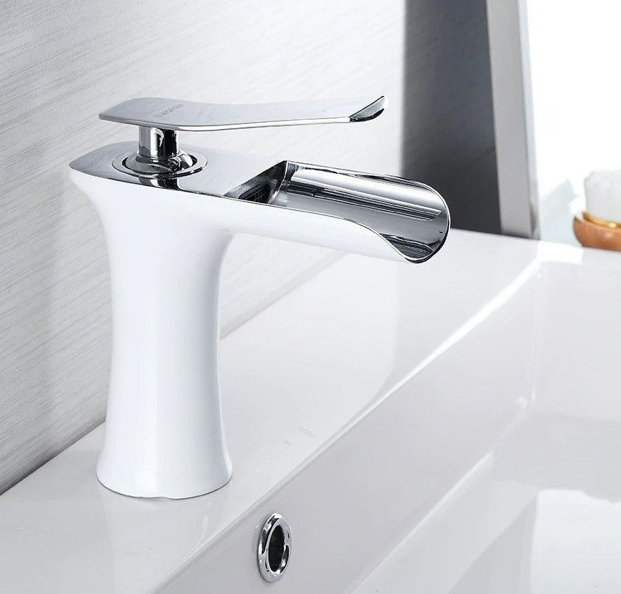 Mosrugs | Modern Waterfall Bathroom Tap – Stylish Design & Elegant Water Flow