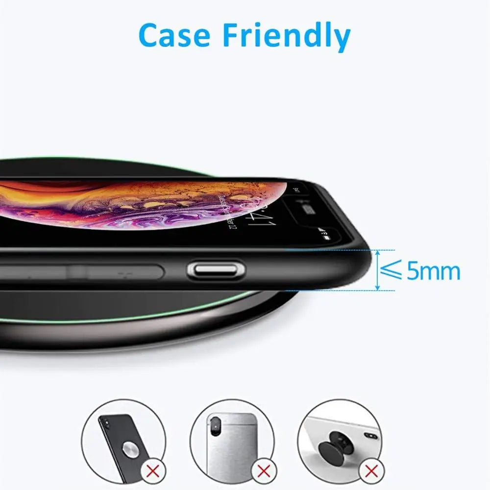 Mosrugs | 30W Fast Wireless Charging Pad | Premium USB-C MagSafe Charger for Apple iPhone, Samsung & Android