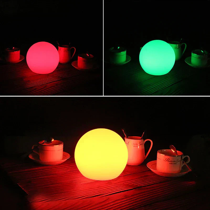Mosrugs | GlowOrb – Wireless LED Colour-Changing Table Lamp with Remote & USB Rechargeable