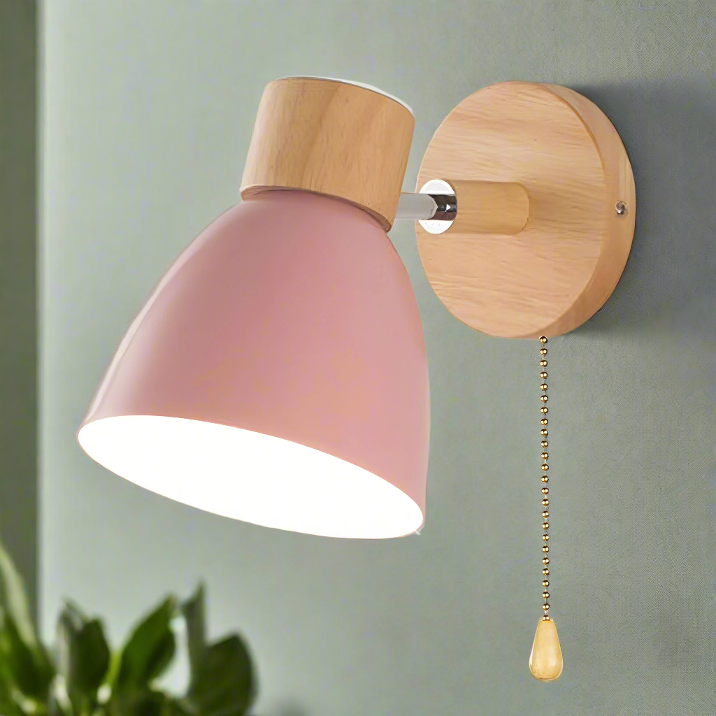 Mosrugs | Scandinavian Inspired Wall Light with Easy Pull Switch