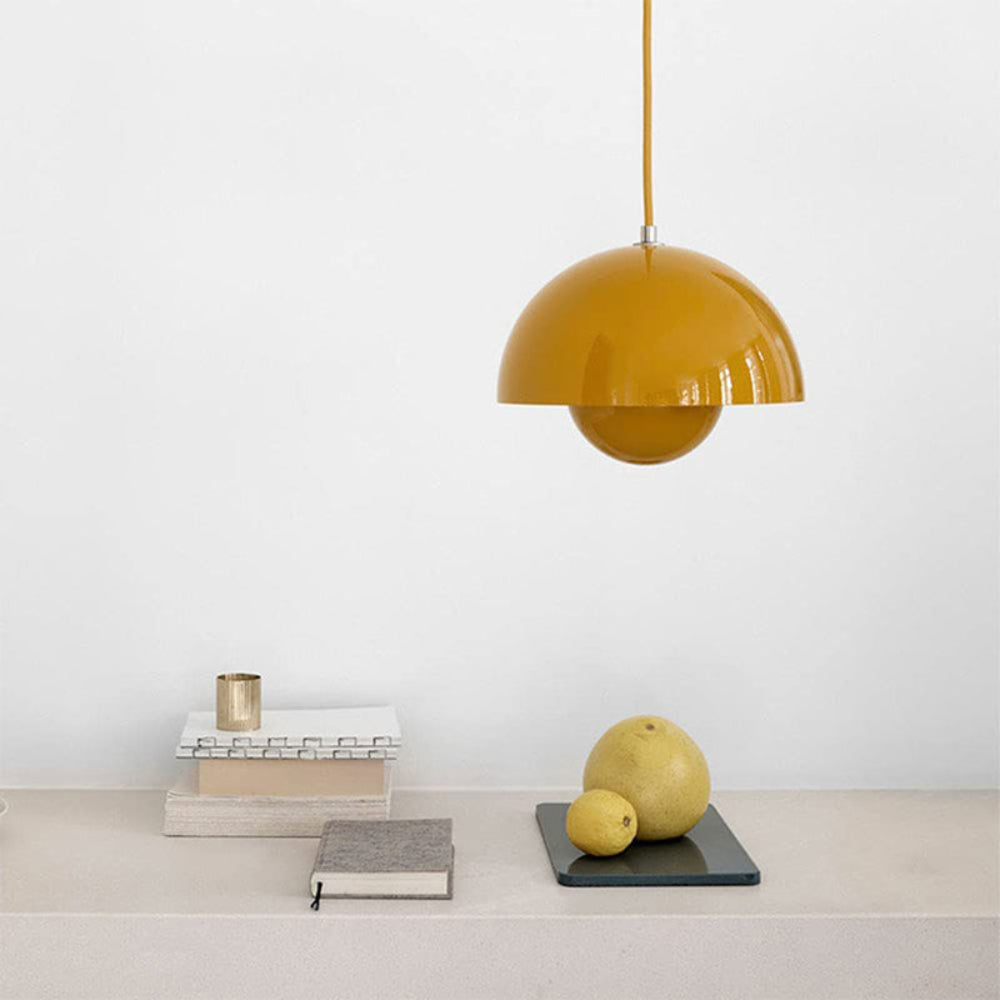 Mosrugs | Half-Circle Colourful Chandelier – Modern Scandinavian Ceiling Light for Dining, Living & Office