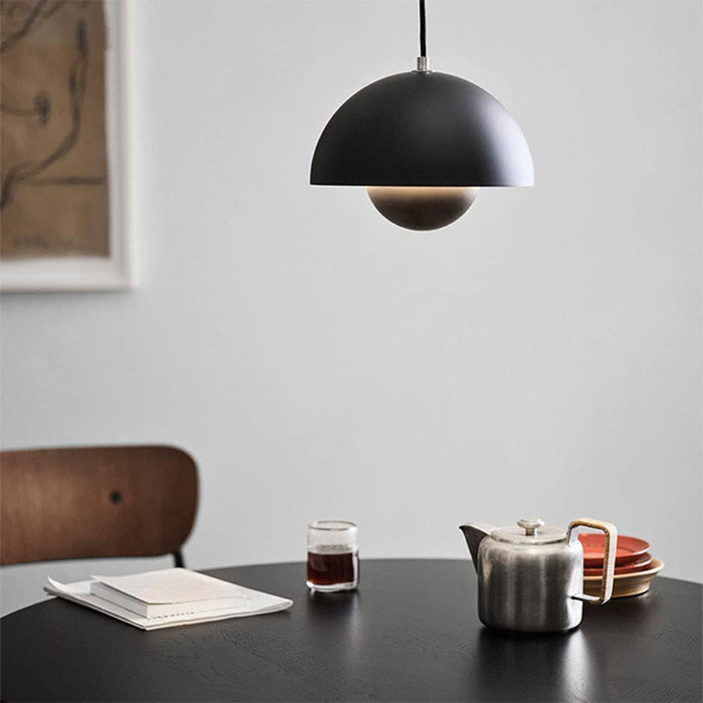 Mosrugs | Half-Circle Colourful Chandelier – Modern Scandinavian Ceiling Light for Dining, Living & Office