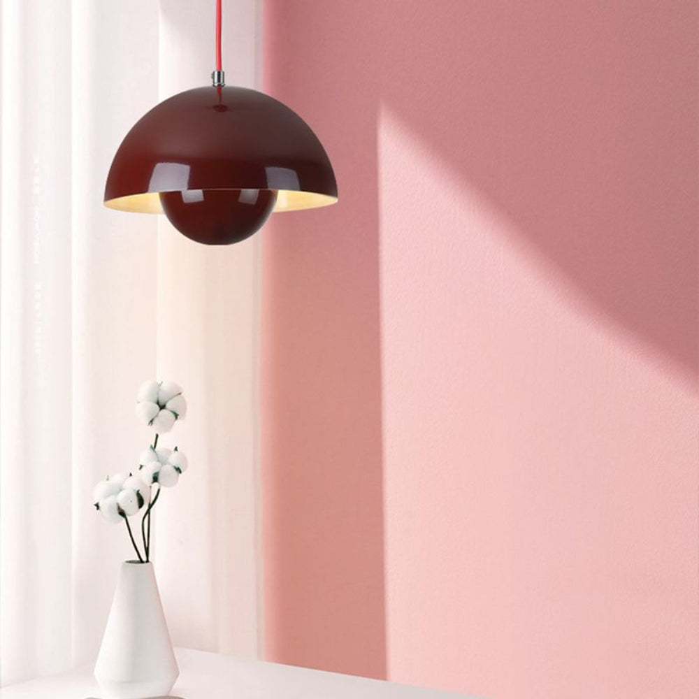 Mosrugs | Half-Circle Colourful Chandelier – Modern Scandinavian Ceiling Light for Dining, Living & Office