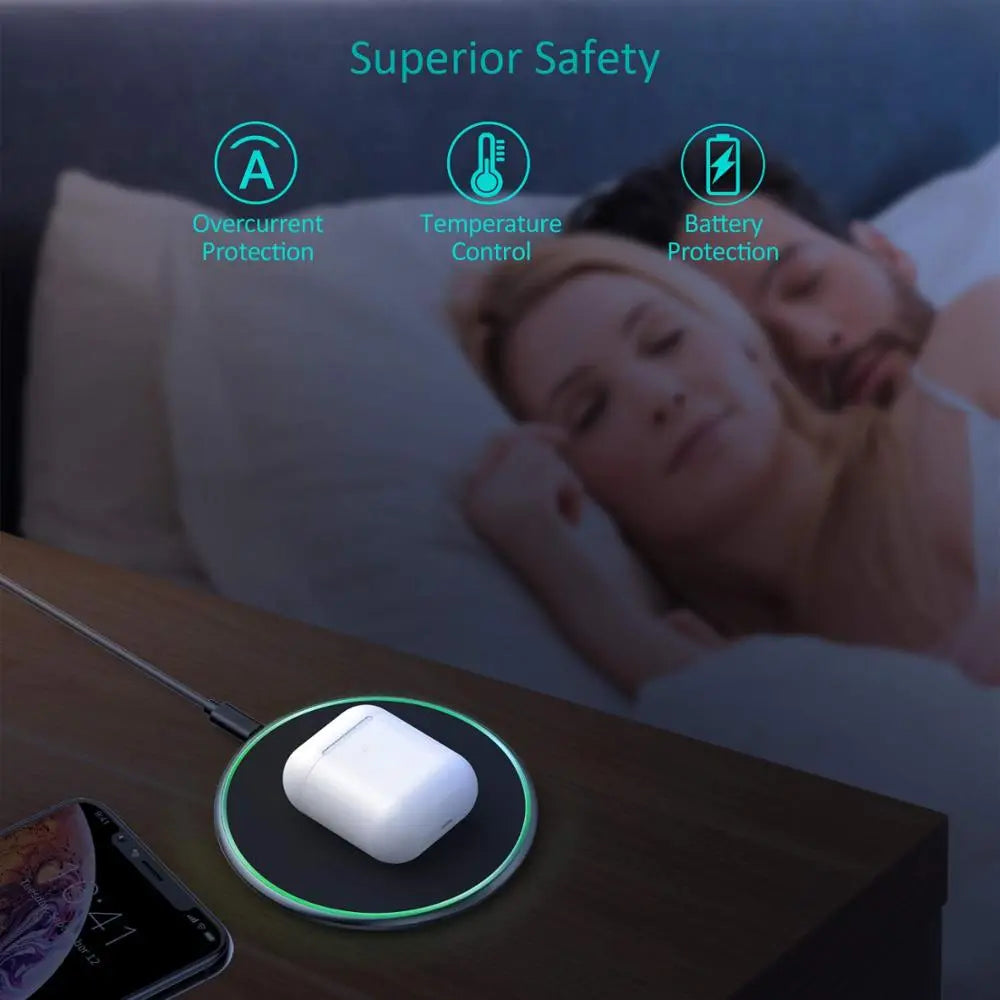 Mosrugs | 30W Fast Wireless Charging Pad | Premium USB-C MagSafe Charger for Apple iPhone, Samsung & Android