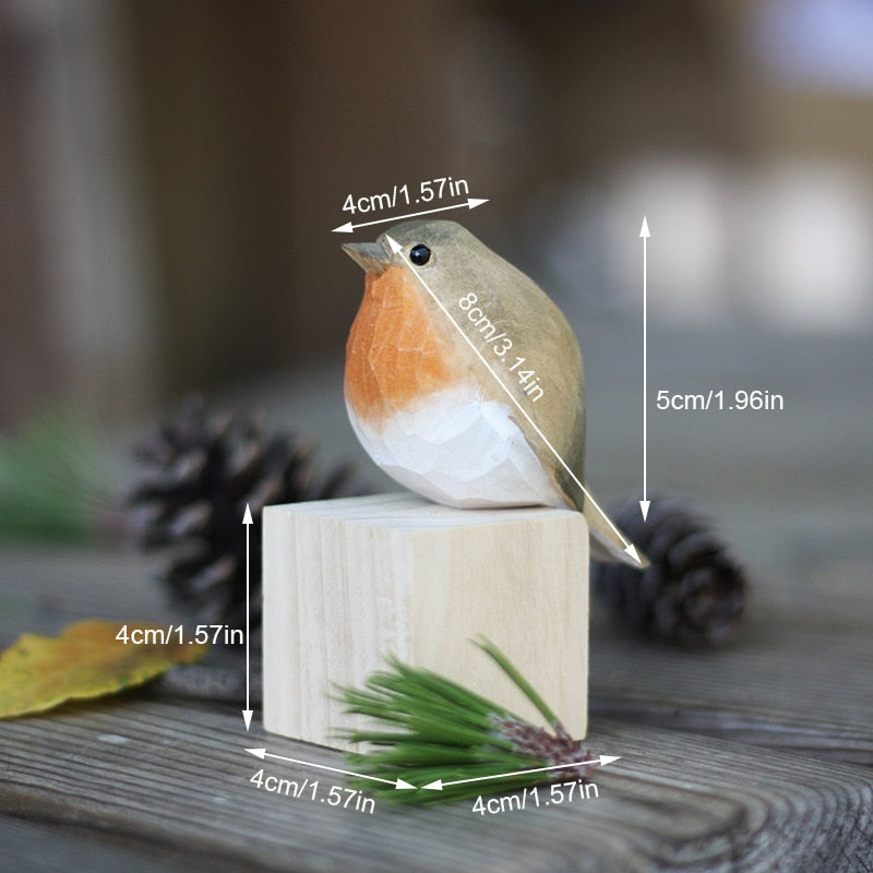 Mosrugs | NordicFeathers - Elegant Wooden Bird Figurines