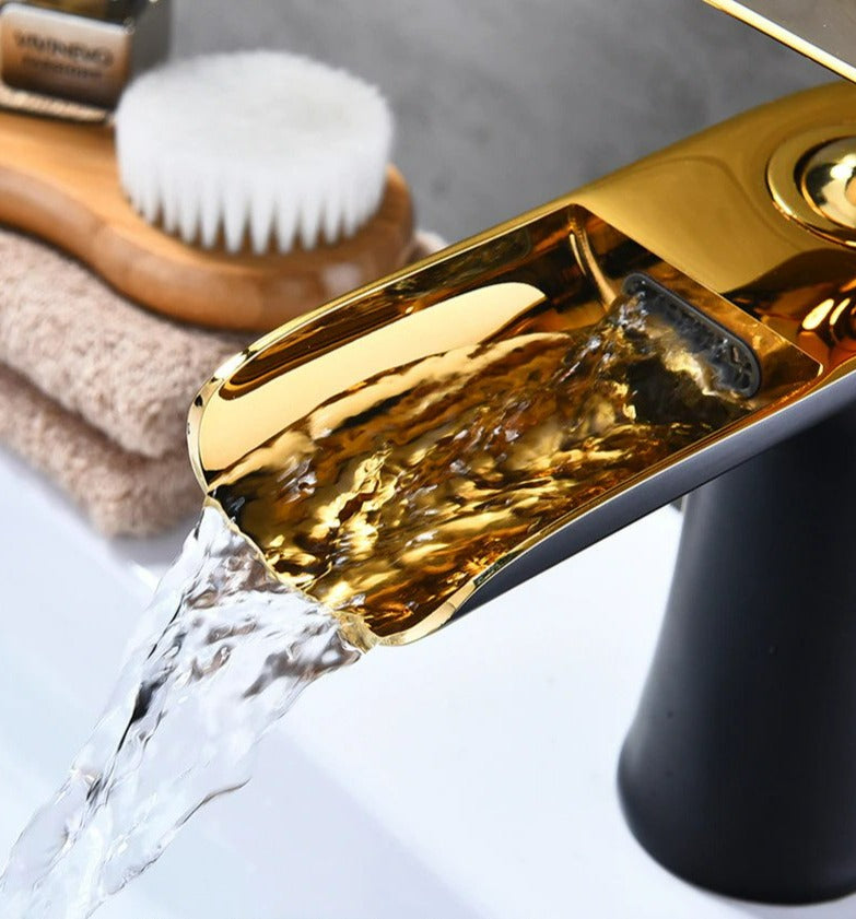 Mosrugs | Modern Waterfall Bathroom Tap – Stylish Design & Elegant Water Flow