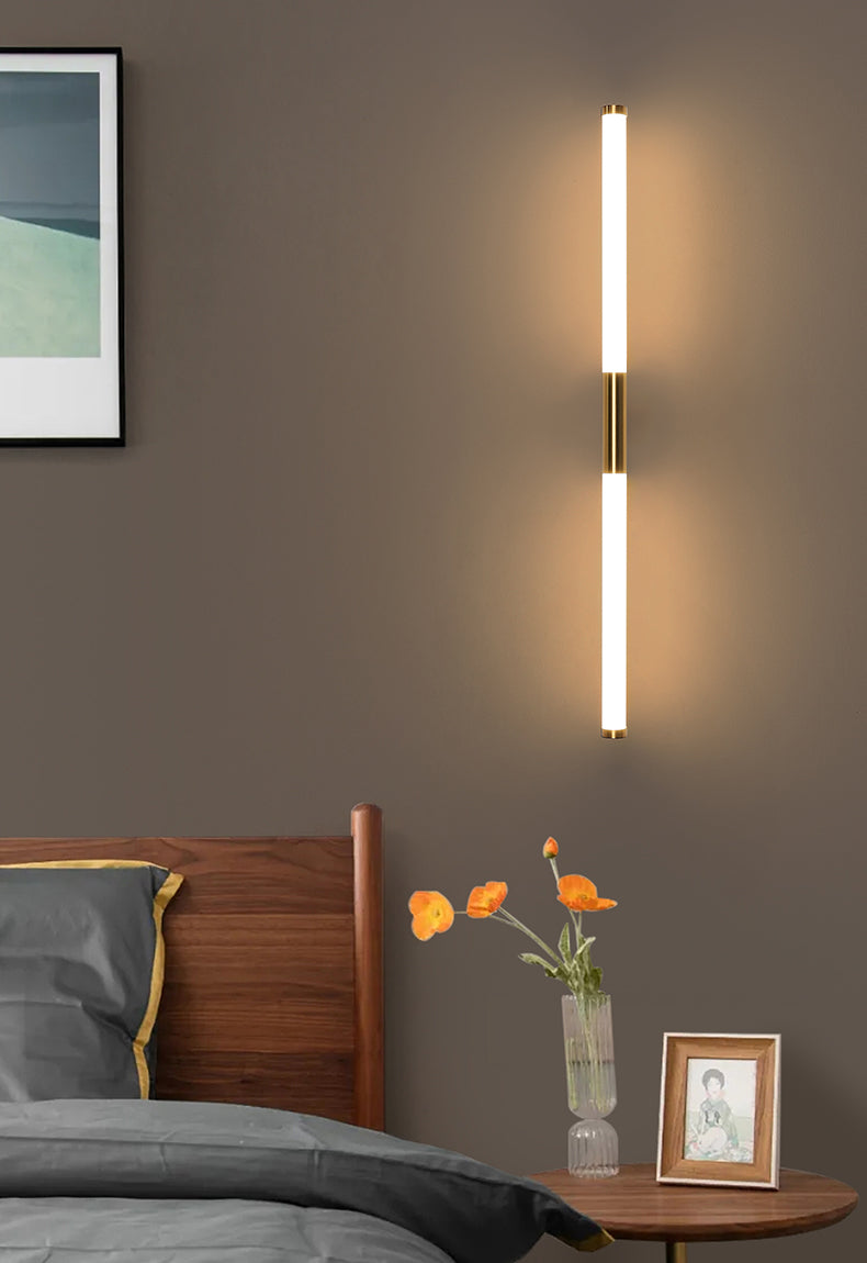 Mosrugs | BarGleam – Minimalist Gold Wall Lamp with a Modern Twist