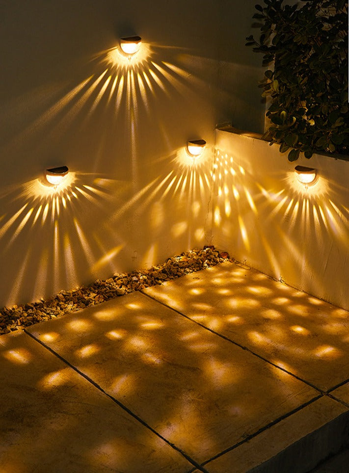 Mosrugs | NoirRay – Solar Wall Lamp with Elegant Modern Glow