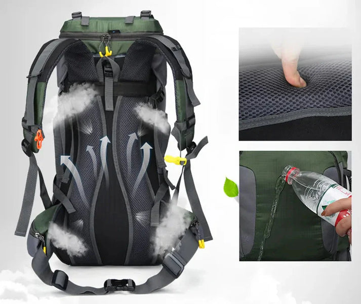 Mosrugs | 60L Waterproof Backpack – Ultimate Outdoor Backpack for All Adventures