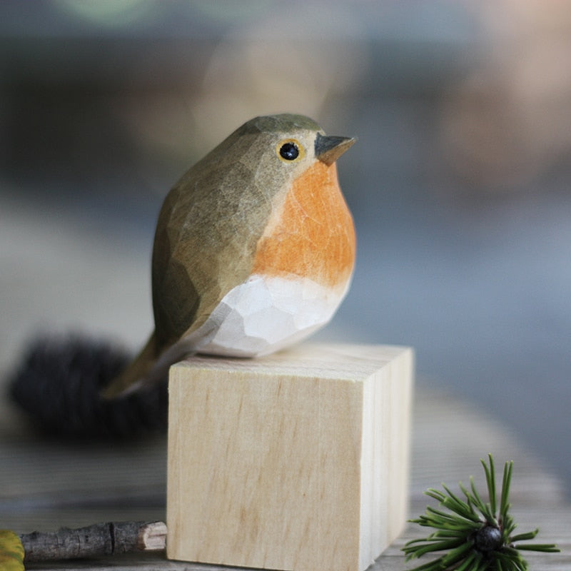 Mosrugs | NordicFeathers - Elegant Wooden Bird Figurines