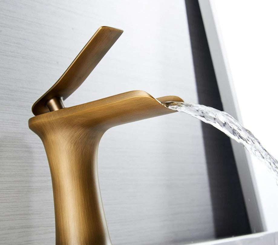 Mosrugs | Modern Waterfall Bathroom Tap – Stylish Design & Elegant Water Flow