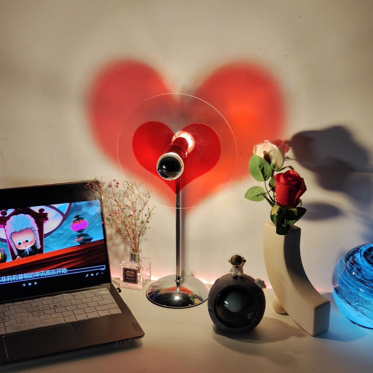 Mosrugs | LoveGlow – Elegant Table Lamp with Rechargeable LED