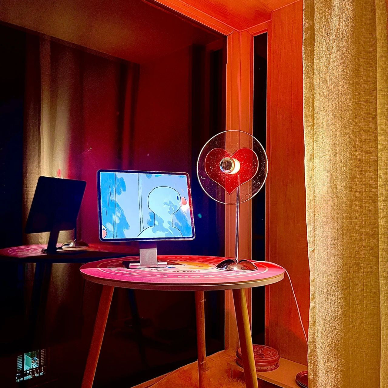 Mosrugs | LoveGlow – Elegant Table Lamp with Rechargeable LED