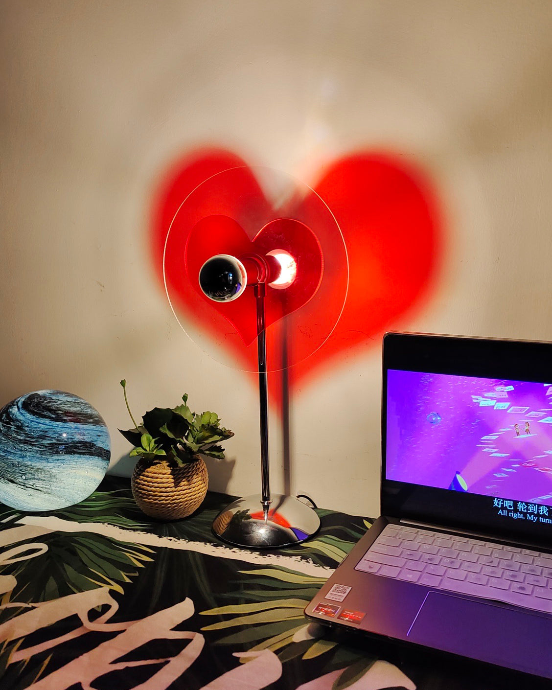 Mosrugs | LoveGlow – Elegant Table Lamp with Rechargeable LED