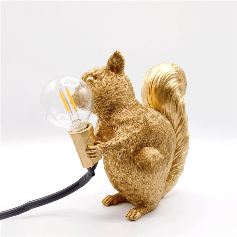 Mosrugs | ForestGlow - Sophisticated Squirrel Lamp