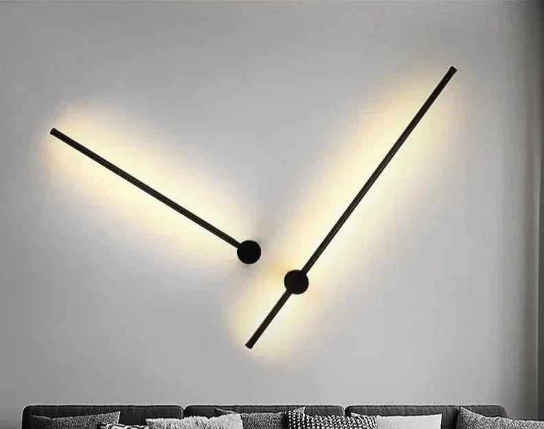 Mosrugs | NordicRod – Minimalist Wall Lamp with Plug for Chic Interiors