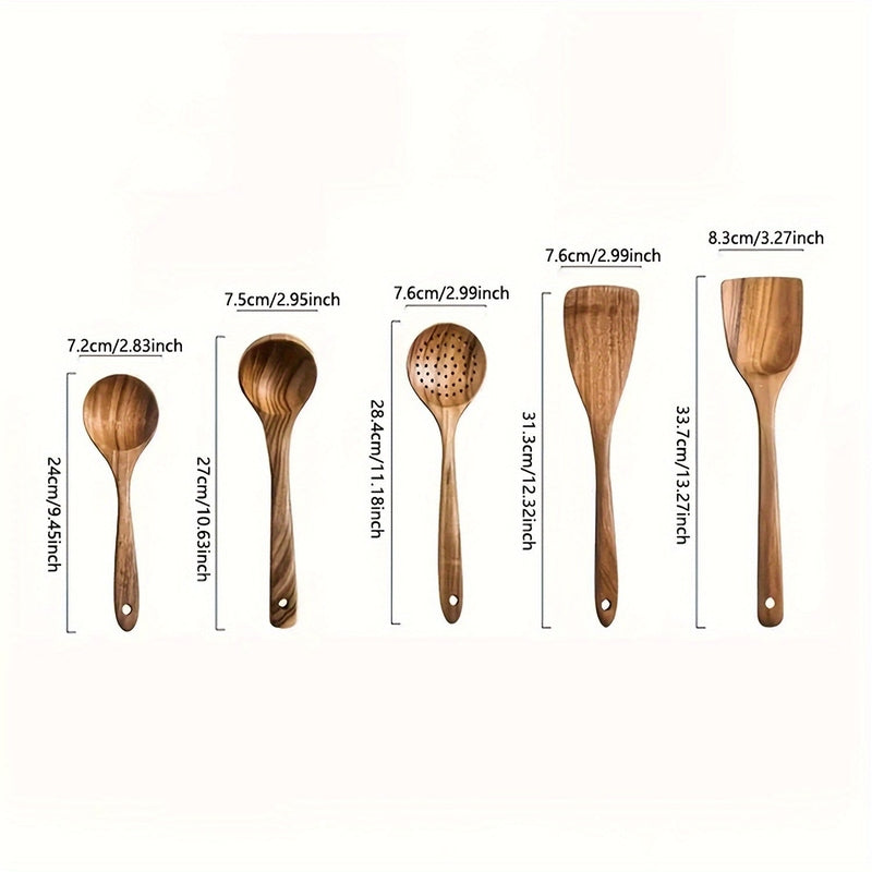 Mosrugs | NordicWood Kitchen Utensil Set – Sustainable & Stylish Cooking Essentials for Every Kitchen