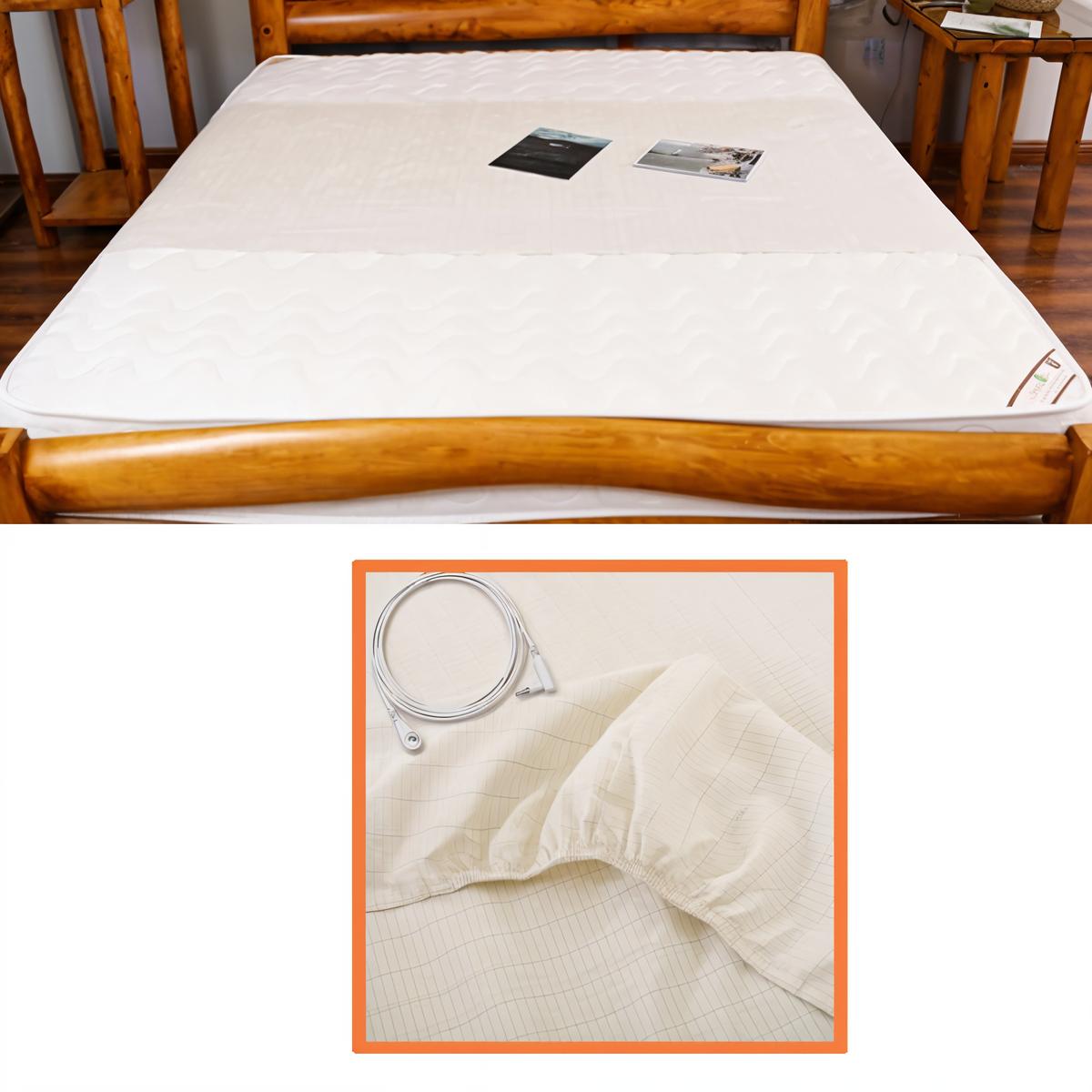 Mosrugs | Premium Conductive Grounding Sheet – Fitted Earthing Bed Sheet Single & Double Sizes