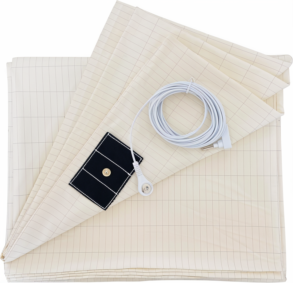 Mosrugs | Premium Conductive Grounding Sheet – Fitted Earthing Bed Sheet Single & Double Sizes