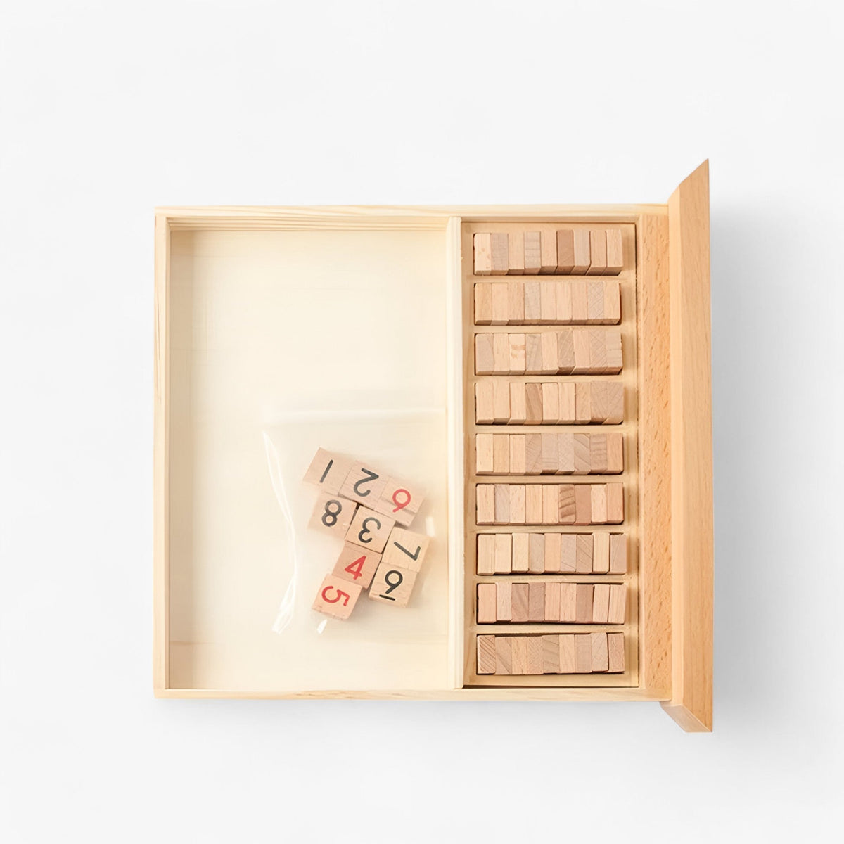 Mosrugs | Daan | Wooden Sudoku Board Game with Drawer – Classic Brain Teaser for All Ages
