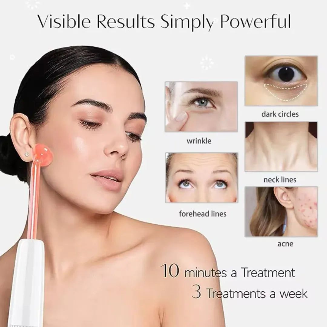 Mosrugs | Professional High-Frequency Facial Wand – Anti-Ageing & Skin Rejuvenation